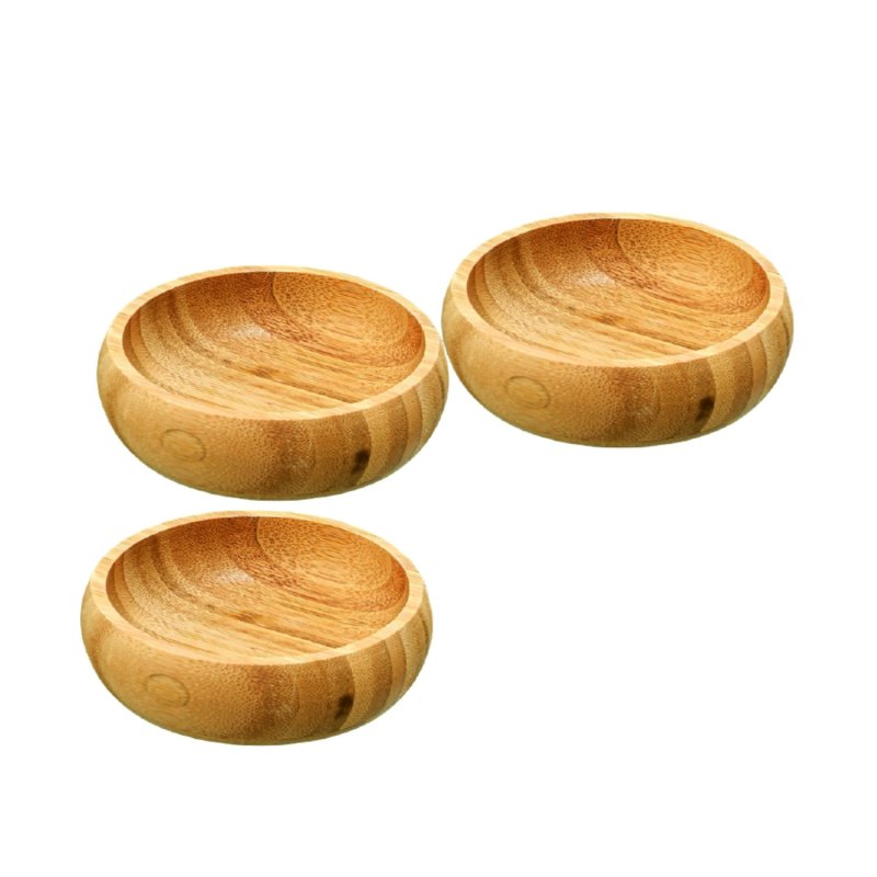 3lü Çerezlik Sunumluk Bambu 352