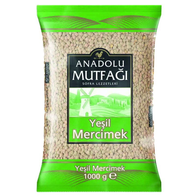 Anadolu Mutfağı Yeşil Mercimek 1kg