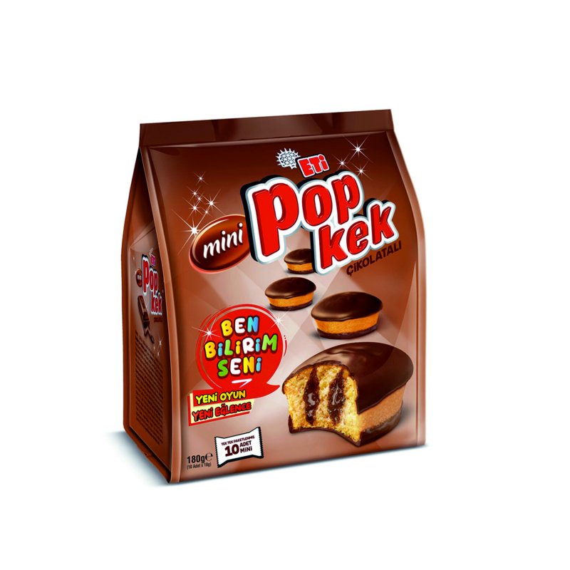 ETİ POPKEK MİNİ 180 GR  KAKAOLU
