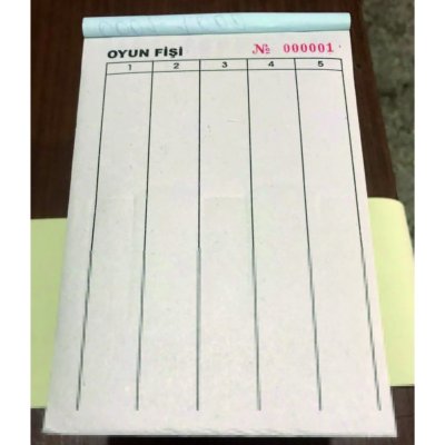 KIRAATHANE FİŞİ 3.HAMUR 5Lİ 105*165 100SF