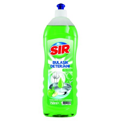 SIR BULAŞIK DETERJANI ELMA KOKULU 750ML 